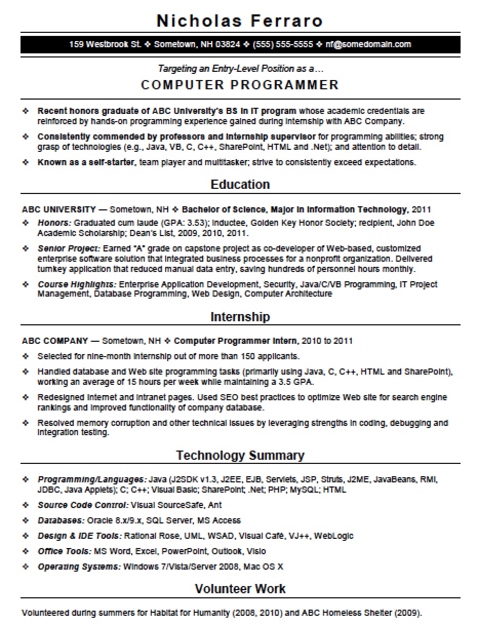 entry-level-computer-programming-resume-template-resume-templates