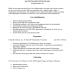 Entry Level Administrative Assistant Resume Template