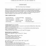 Professional Nanny Resume Template