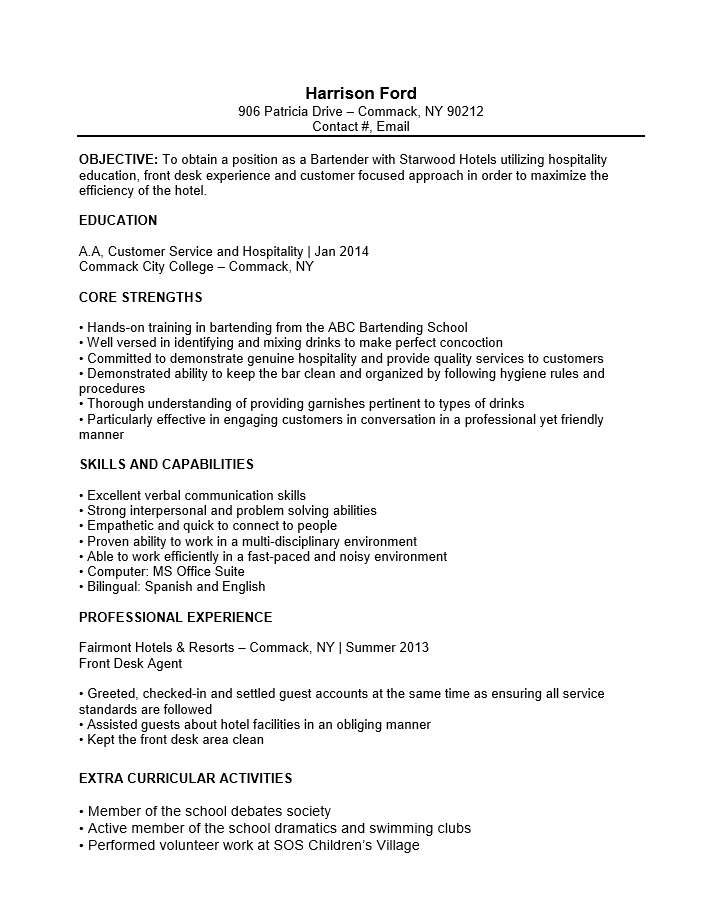 Ontario resume help