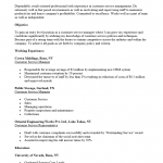 Customer Service Manager Resume Template