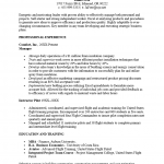 Reverse Chronological Resume Template