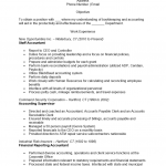 Staff Accountant Resume Template